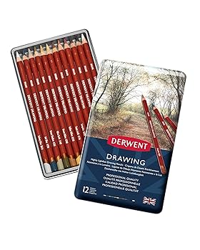 Amazon | Derwent ダーウェント 色鉛筆 ドローイングペンシル 12